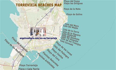 Torrevieja Beaches and Coves Guide & Map